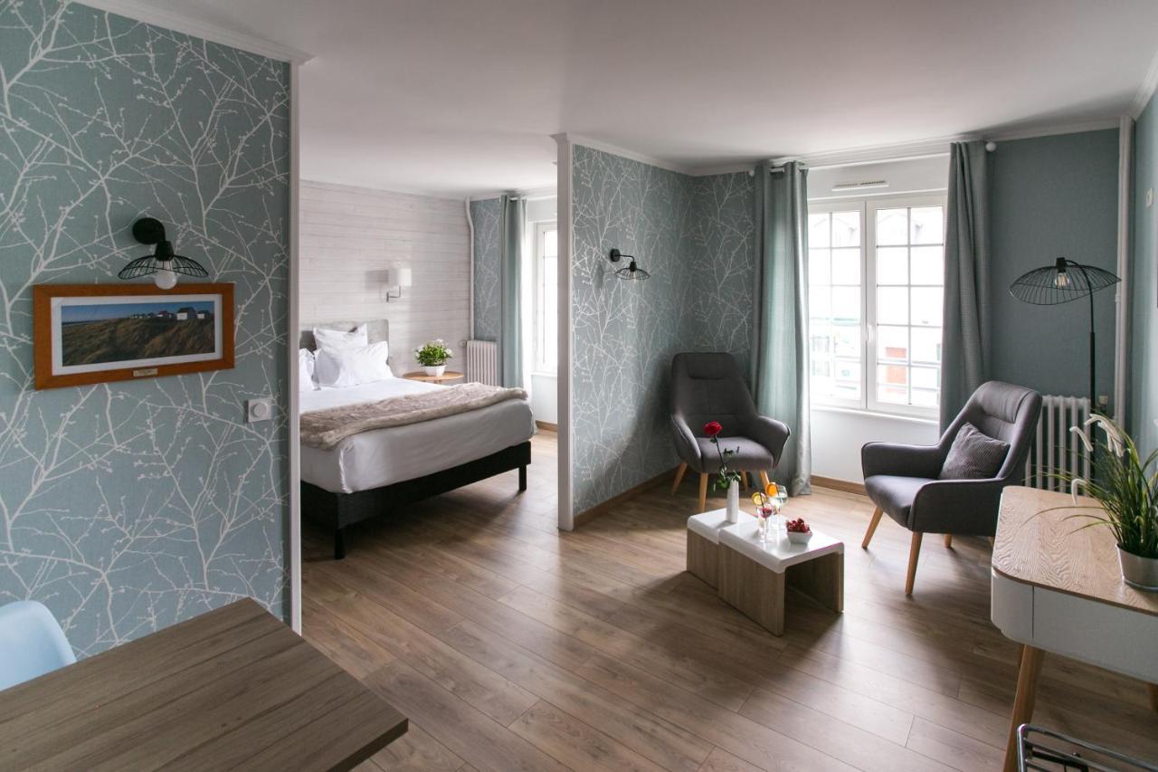 Le Cotentin Appart'Hotels & Restaurant Le Cot' Portbail Kültér fotó