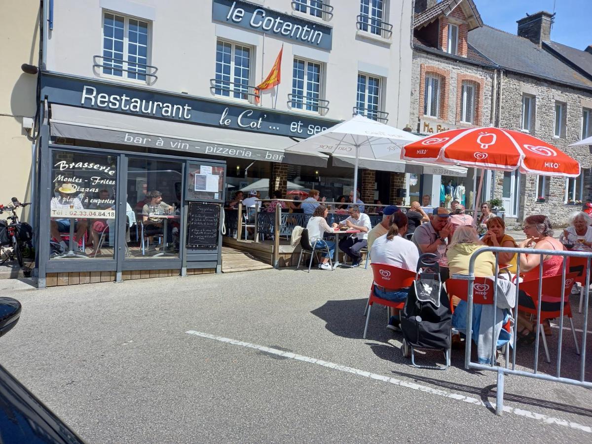 Le Cotentin Appart'Hotels & Restaurant Le Cot' Portbail Kültér fotó